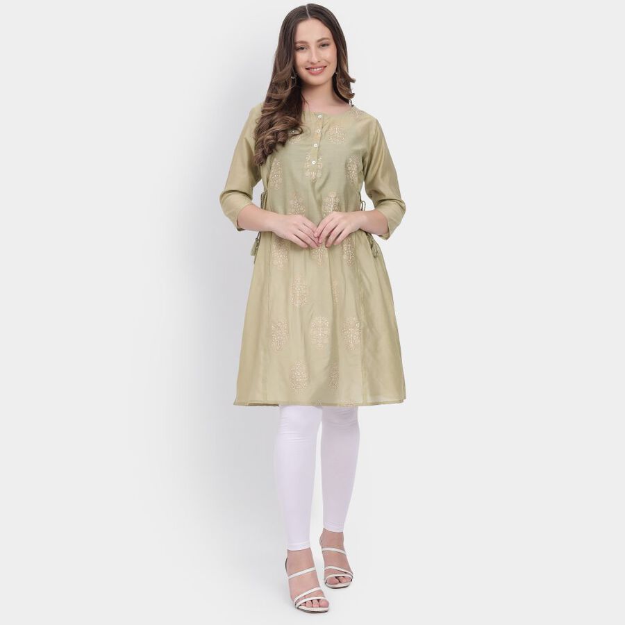 Ladies' Kurta, Light Green, large image number null